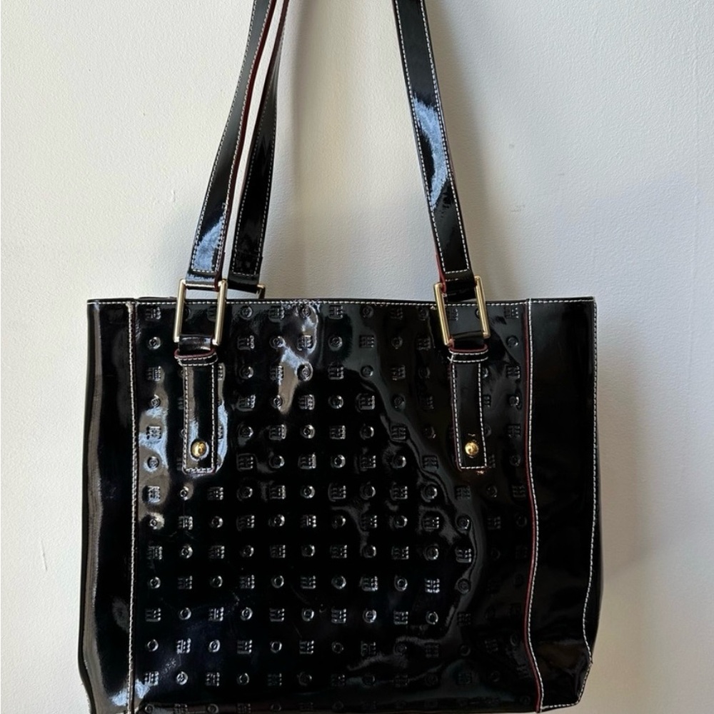 Arcadia Patent Leather Shoulder Tote. Worn twice. Deserves better.